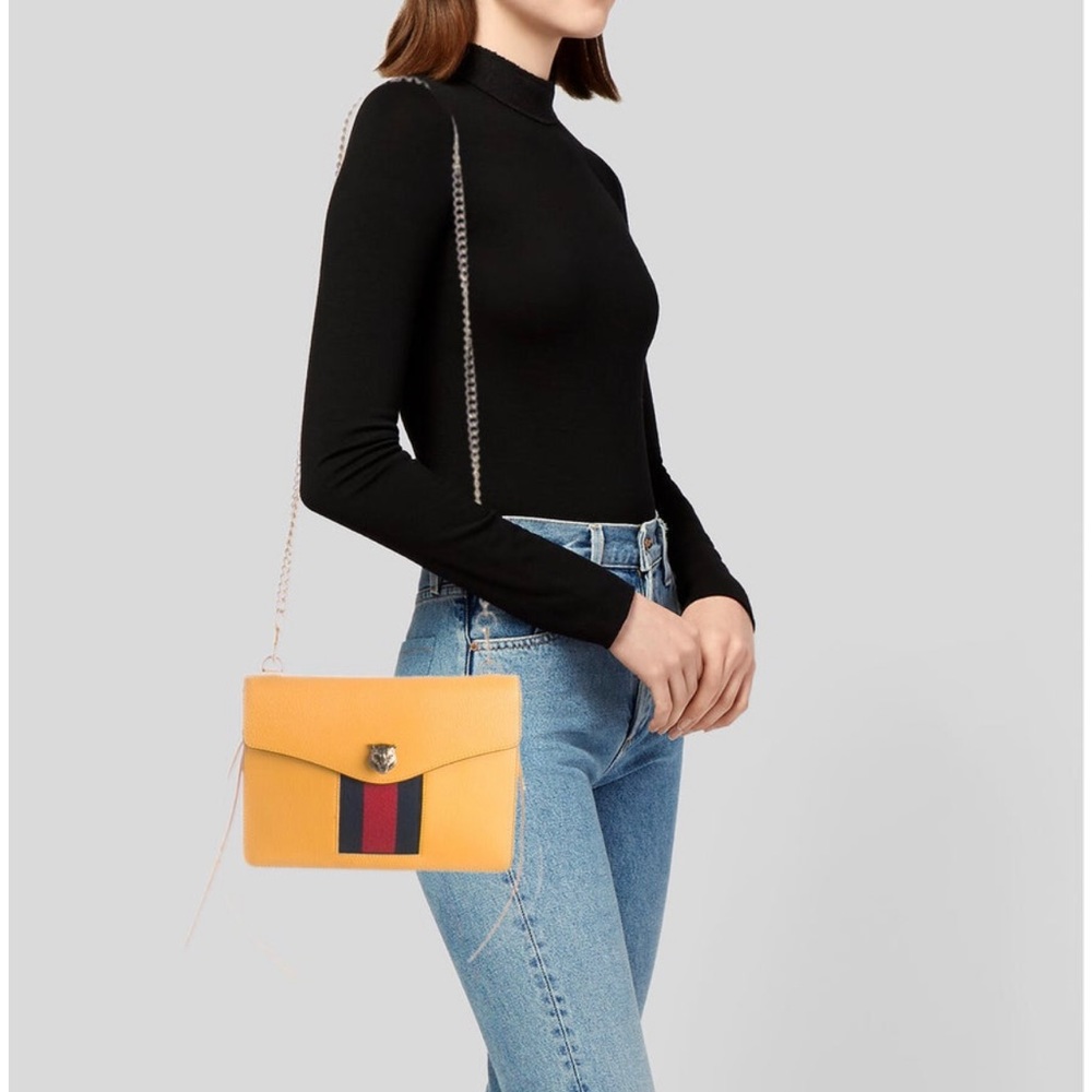 Gucci Animalier Yellow Shoulder Bag - Picture 14 of 15